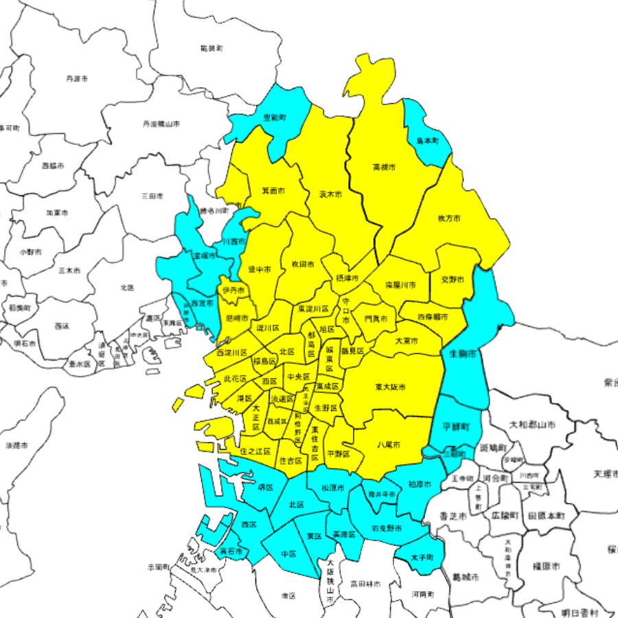 Laxuz 訪問エリアマップ